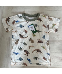 西松屋 | アニアの恐竜総柄 アニア好きにはたまらん🤤 110cm(Tシャツ/カットソー)