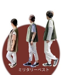 ミリタリーベスト3姉妹❣️ | emiちゃんありがとう🥰LOVE😘(ポスター/アート)