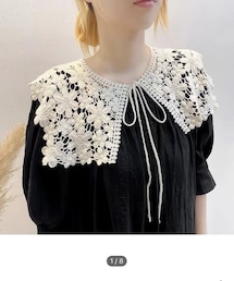 SHEIN | 花柄ディッキーカラー 376円(付け襟)