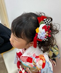 髪飾り、着物柄UP | 和装小物