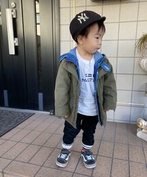 ぱぱさん追いポーズ🤩 | 奇跡の追いポーズしてた😆隣に並んでぱぱさん見るレンレン🤩(その他)