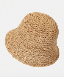 SHEIN | 麦わら帽子👒 ストローハット 56cm カーキ(ハット)