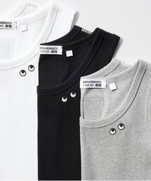 UNIQLO | T4TANK/リブタンクトップ オフホワイト WOMEN XS 1,500円(タンクトップ)