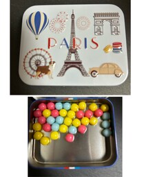 うさこのスウィーツ同盟会🌈 | KALDIにてパリラムネ缶。オリンピック記念にパケ買い🗼🇫🇷 カラフルラムネ味は一緒🌈 いつかパリ🇫🇷行きたい✈️(ラッピングキット)