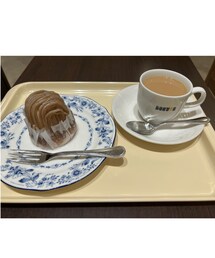 うさこのスウィーツ同盟会🌰🍰 | ドトール 「熊本県産和栗のモンブラン」（530円）シンプルで美味しかった😋スタバのモンブランも食べたい🤤(ラッピングキット)