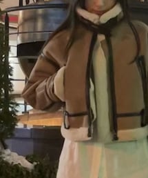 ZARA | ムートンコート