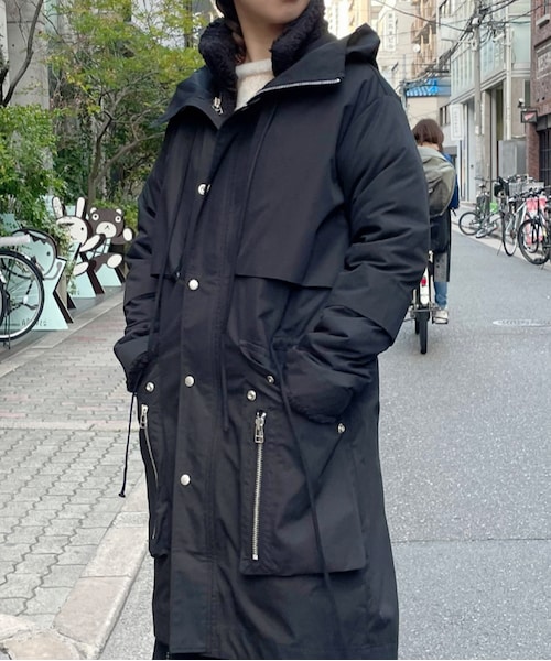 A.F. ARTEFACT ブラックモッズコート