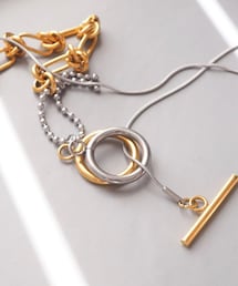 konu | choosy series Bycolor Necklace【hmne003】 (ネックレス)