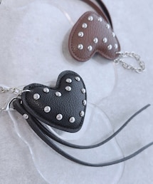 Lune | ハートスタッズチャーム(キーホルダー)