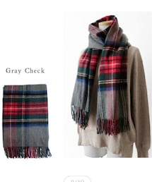 Pompadour Cashmere Wool Stole  ポンパドールカシミア ウール ストール