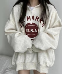 a-trend-ld.store | ST MARK`S ハーフジップパーカー(パーカー)