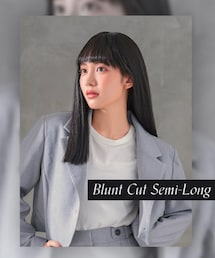 AQUADOLL | ブラントカットセミロング[wg328](ウィッグ)