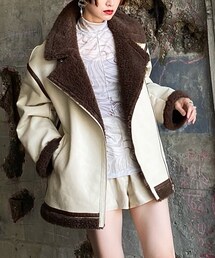 MURUA | ルーズフェイクムートン(ムートンコート)