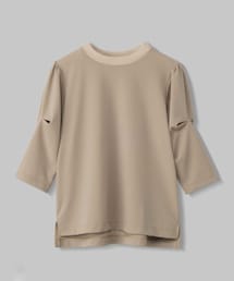 O0u | GEORGETTE TUCK TEE(Tシャツ/カットソー)