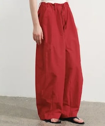 Tao | 軽量コットンブレンドバルーンパンツ【ウエスト調整可能・ 夏用・フィット】（セットアップ対応）(その他パンツ)