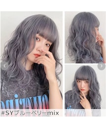 Brightlele | ライトウェーブミディ(ウィッグ)