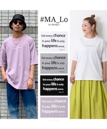#MA_Lo | #MA_Lo マーロ メッセージ ビックシルエットT ［Lot/MA15400］ (Tシャツ/カットソー)