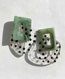 M2 handmade&select | BIG chain ♡ girly(ピアス（両耳用）)