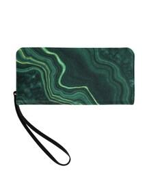 IIRIDO | マラカイト クラッチウォレット - Dark Green Malachite(財布)