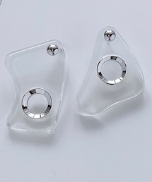 Lune | パンチクリアピアス（針S925）(ピアス（両耳用）)