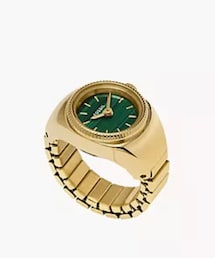 FOSSIL | 二針 ゴールドトーン ステンレススチール ウォッチリング(リング)