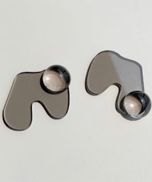 handmade〜SR〜 | ブラッククリアピアス(ピアス（両耳用）)