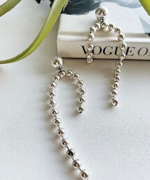 UN＋ | （2way）ball chain(ピアス（両耳用）)