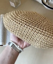 Tao | 夏用 薄手編みベレー帽【透湿・デザイン性・女性用】(ハンチング/ベレー帽)