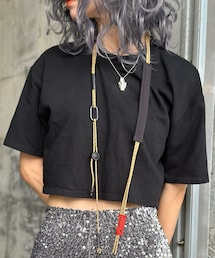 ZARA | クロップドTシャツ(Tシャツ/カットソー)