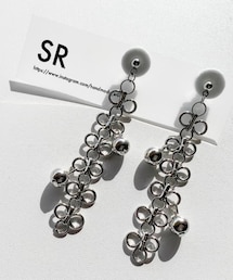 handmade〜SR〜 | silver cross pierce(ピアス（両耳用）)