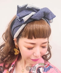 BONRICH | デニム調ターバン。(ヘアバンド)