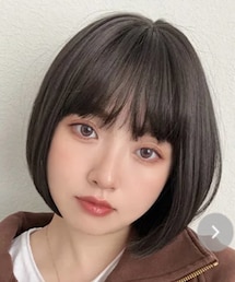 Brightlele | 素肌ウィッグ ルームウィッグ ショート&ボブ 2type(ウィッグ)