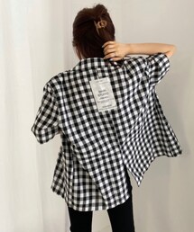 JBGcompany | 【2color】バックタグギンガムチェックジャケット(テーラードジャケット)