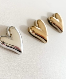 handmade〜SR〜 | シンプルハートピアス(ピアス(両耳用))