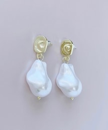 Lune | バロックパールピアス (針S925）(ピアス（両耳用）)