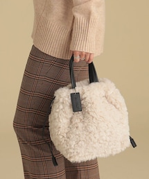 Ray BEAMS | Ray BEAMS / リバーシブル ボア バッグ(トートバッグ)