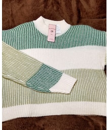 しまむら | ブロックハイショクHNニット(URBANITY)(ニット/セーター)