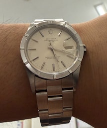 ROLEX | 94年O.P.デイト15210 シルバー文字盤(アナログ腕時計)