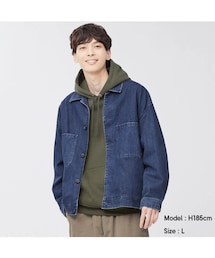 GU | デニムシェフジャケット(デニムジャケット)