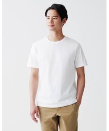 無印良品 | インド綿 天竺編みクルーネック半袖Tシャツ(Tシャツ/カットソー)