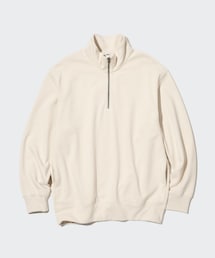UNIQLO | スウェットハーフジッププルオーバー(長袖) / M / ¥3,990(スウェット)