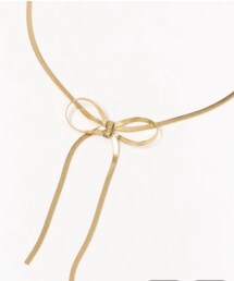 LOWRYS FARM | ステンレスリボンネックレス / ¥1,650(ネックレス)
