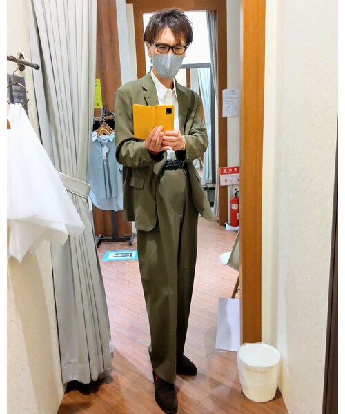 【未使用 Mサイズ】UNIQLO&MARNI セットアップ　オリーブ 未使用 Mサイズ】UNIQLO&MARNI セットアップ オリーブ
