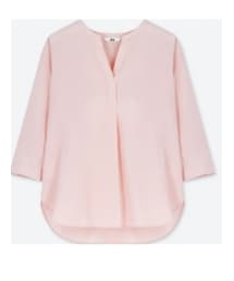 UNIQLO | レーヨンエアリースキッパーカラーブラウス(シャツ/ブラウス)