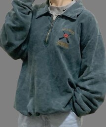 古着屋さんで買ったハーフジップ | トップス