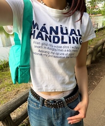 YOLO | クロップドロゴT BB0062(Tシャツ/カットソー)
