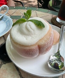 まるごと桃のアイス🍑 | 食器