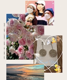 ハルちゃんからのプレゼント✨ | 全部引きの絵で見えないピアス笑　こちらです♡(ピアス（両耳用）)