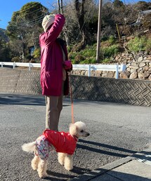 ママもピンクのダウンジャケットだよ💗 | ダウンジャケット/コート