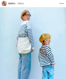 あまりにも可愛すぎる2人💗💗 | 靴下の赤も可愛いのになんで全身入らないんだー‼️(Tシャツ/カットソー)